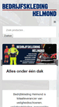 Mobile Screenshot of bedrijfskledinghelmond.nl